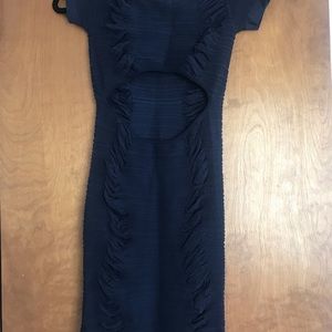 Navy stretchy dress
